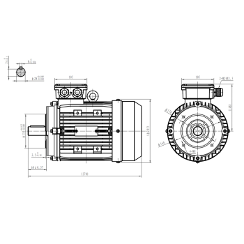 Silnik elektryczny 2,2kW 1400 obr/min. 100B14